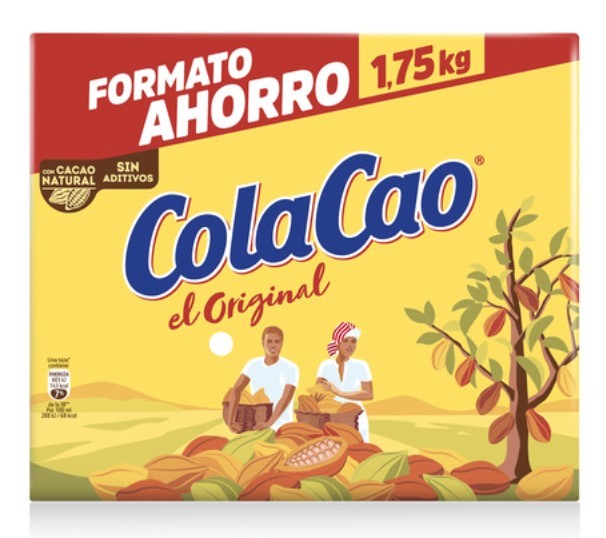 Cola Cao Formato Ahorro 1,75 Kg - El Original con Cacao Natural