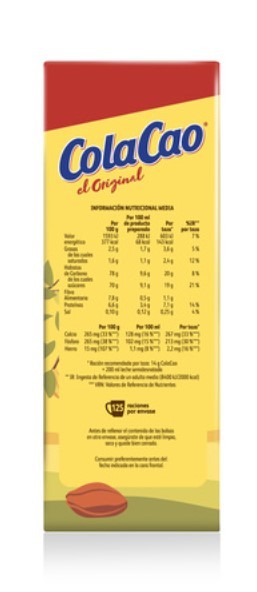 Cola Cao Formato Ahorro 1,75 Kg - El Original con Cacao Natural
