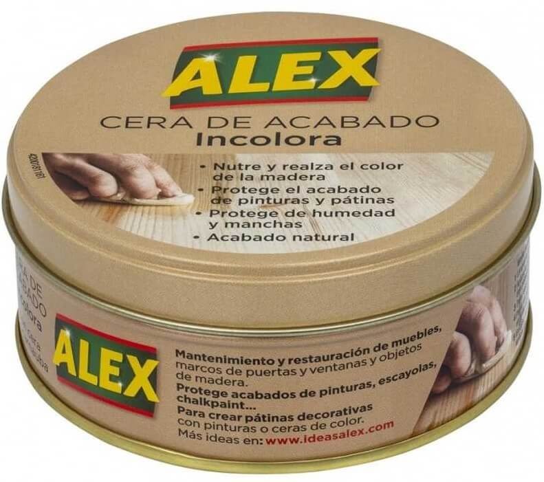 Alex Cera de Acabado Incolora 250G - Protección y Brillo Natural