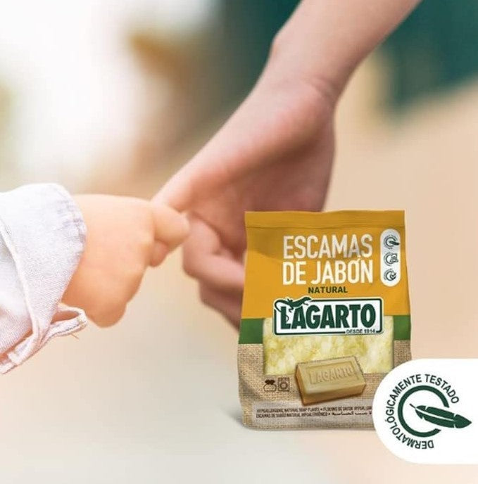 Lagarto Escamas de Jabón Natural 400G