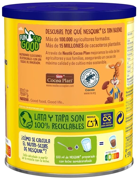 Nesquik Cacao Instantáneo 390G