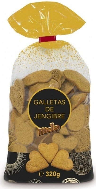 Mels Galletas de Jengibre 320g – El Sabor Tradicional con un Toque Especial