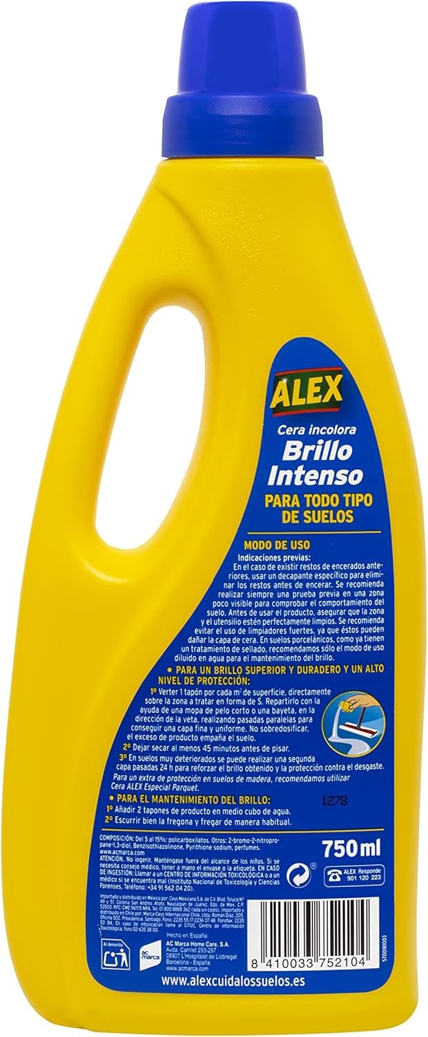 Alex Cera Incolora Brillo Intenso 750 ml