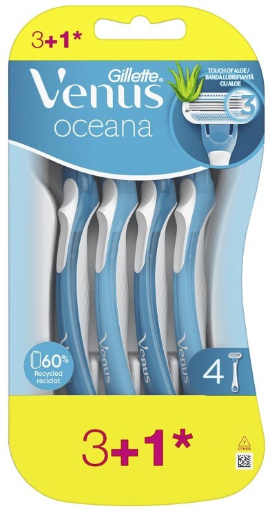 Gillette Venus Oceana Pack 4 Unidades