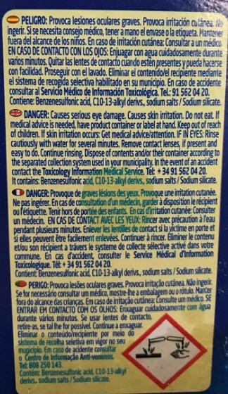 Lagarto Detergente en Polvo Lavado a Mano 400G