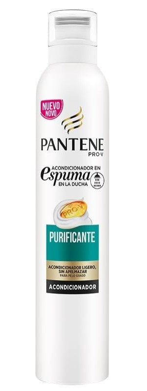 Pantene Pro-V Acondicionador en Espuma Purificante 180 ml – Ligereza y Frescura para Cabello Graso