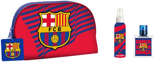FC Barcelona Neceser con Body Spray 100 ml y Eau de Toilette 50 ml – Pasión y Frescura Blaugrana