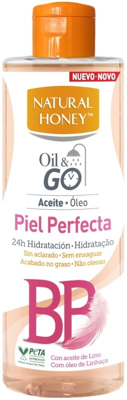 Natural Honey Oil & Go Piel Perfecta 250 ml – Hidratación y Suavidad con Aceite de Lino