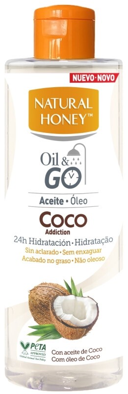 Natural Honey Oil & Go Coco Addiction 250 ml – Hidratación y Suavidad con Aceite de Coco