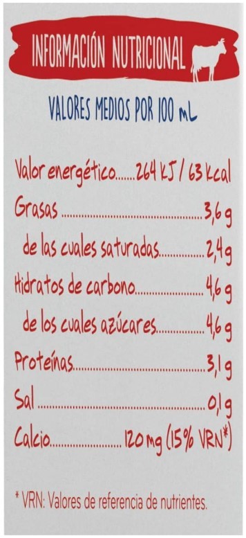 Central Lechera Asturiana Leche Entera Pack 6 x 1L