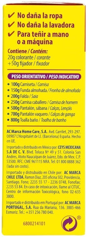 Iberia Tinte para Ropa Gris 40°C - Teñir y Transformar Tus Prendas con Estilo