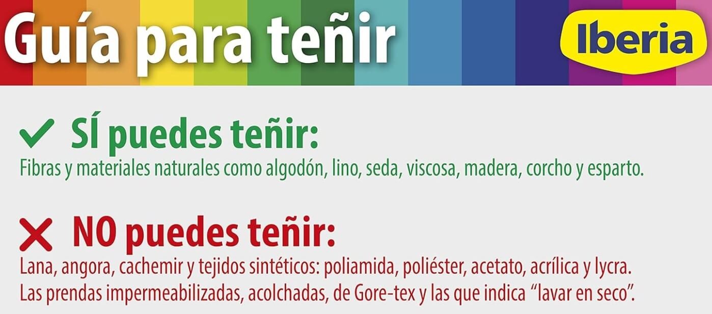 Iberia Tinte para Ropa Verde Oscuro 40°C - Teñir con Brillo y Duración para tus Prendas