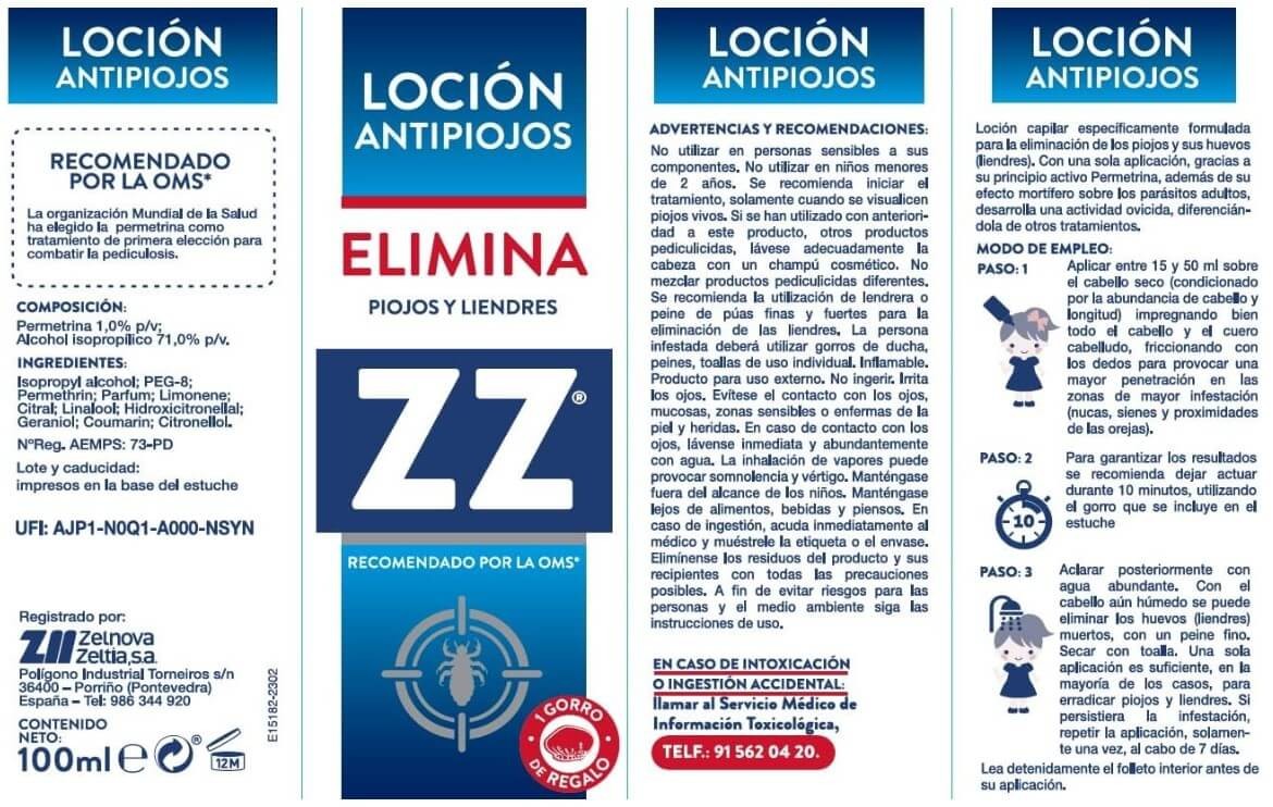 ZZ Loción Antipiojos 100 ml