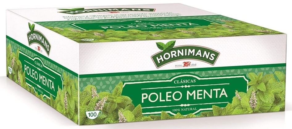 Hornimans Poleo Menta Infusión 100 Sobres - Frescura y Digestión en Cada Taza