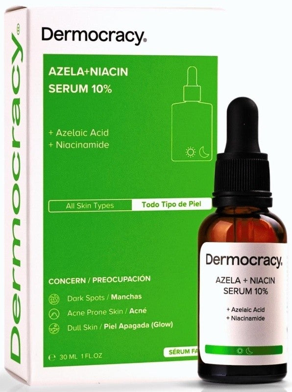 Dermocracy Azela + Niacin Serum 10% 30 ml - Sérum Antimanchas y Reparador para Todo Tipo de Piel