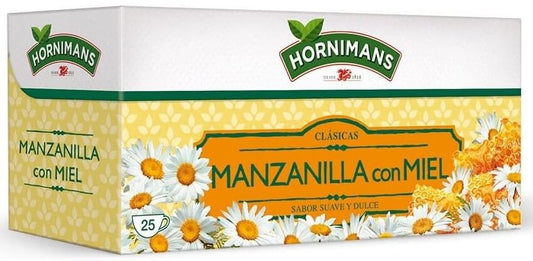 Hornimans Manzanilla con Miel 25 Sobres - Sabor Suave y Relajante en Cada Taza