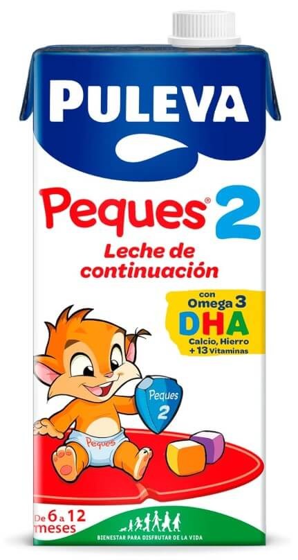 Puleva Peques 2 Leche de Continuación 6x1L - La Nutrición que tu Bebé Necesita para Crecer Saludable