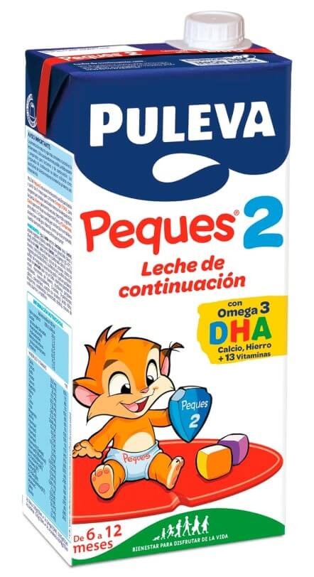 Puleva Peques 2 Leche de Continuación 6x1L - La Nutrición que tu Bebé Necesita para Crecer Saludable