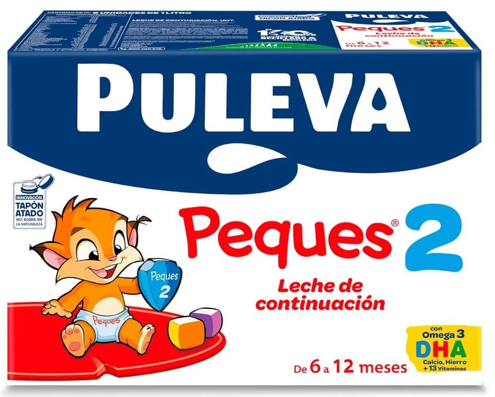 Puleva Peques 2 Leche de Continuación 6x1L - La Nutrición que tu Bebé Necesita para Crecer Saludable