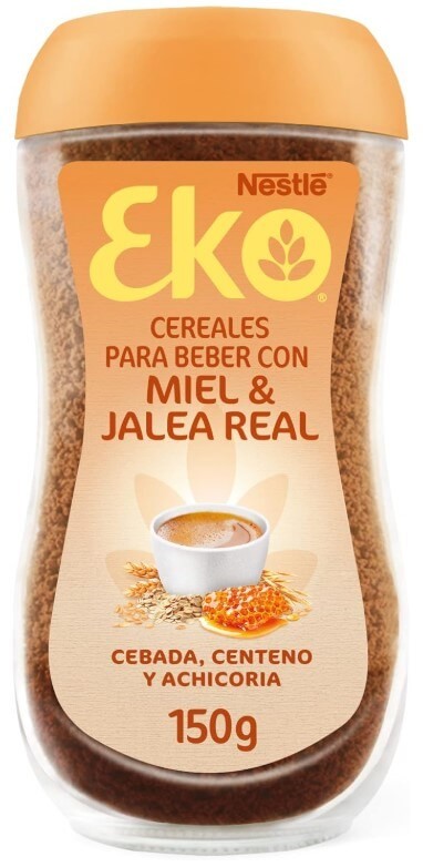 Nestlé Eko Cereales para Beber con Miel y Jalea Real 150 g - Disfruta de un Momento Natural y Reconfortante