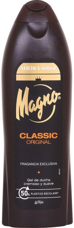 Magno Gel de Baño Classic Original 600 ml - Fragancia Exclusiva con Jabón Líquido para tu Piel