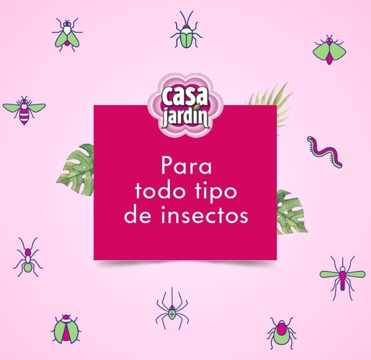 Casa Jardín Rosas Insecticida Aerosol 600 ml – Protección Rápida y Duradera contra Insectos