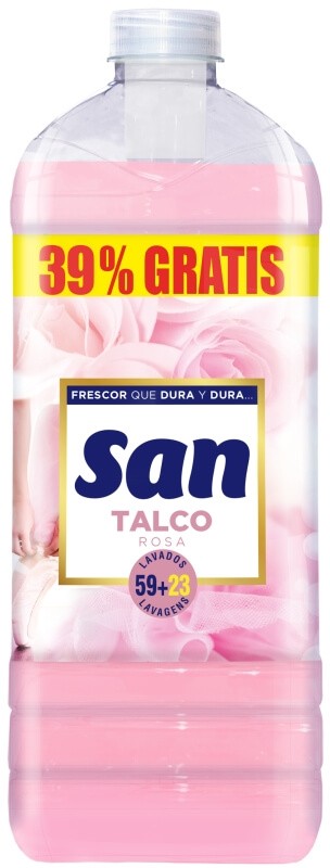 San Suavizante Talco Rosa 59 + 23D