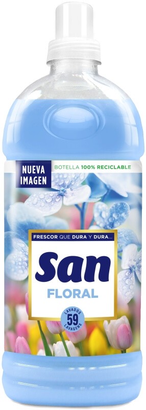 San Suavizante Azul Floral 59D 1,298L