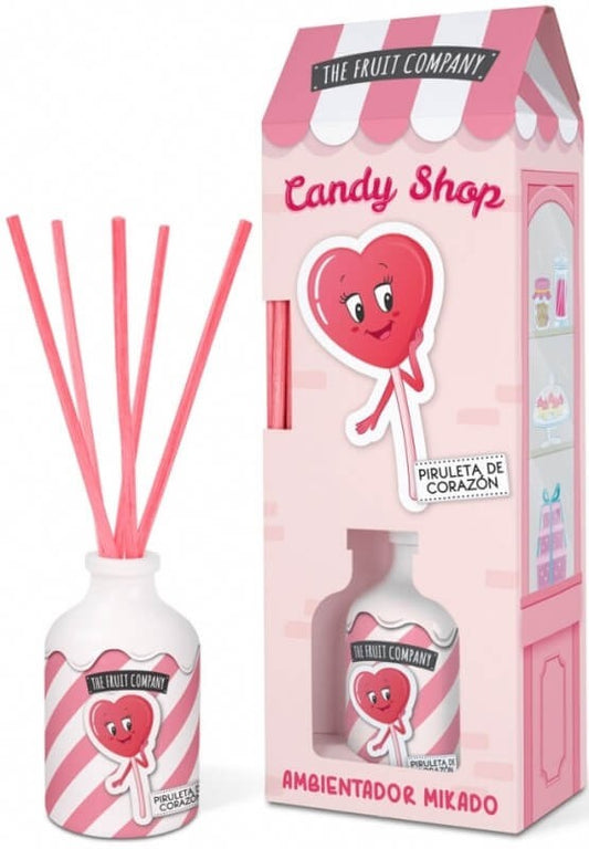 The Fruit Company Ambientador Candy Piruleta de Corazón 40Ml
