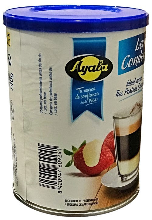 Ayala Leche Condensada 740 g – Dulzura y Cremosidad para tus Postres Caseros