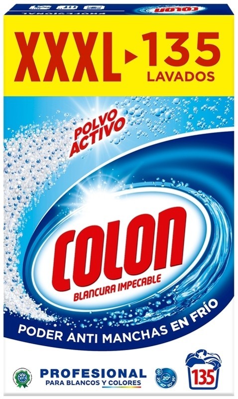 Colon Profesional Detergente en Polvo 7,037 kg 135 Lavados
