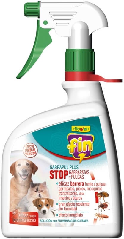 Flower Garrapul Plus Stop Garrapatas y Pulgas Insect Fin PT 1L