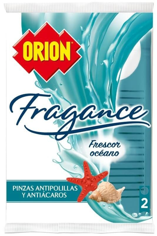 Orion Pinzas Antipolillas y Antiácaros Fragance Frescor Océano