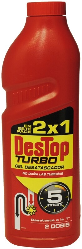Destop Turbo Gel Desatacador 1L