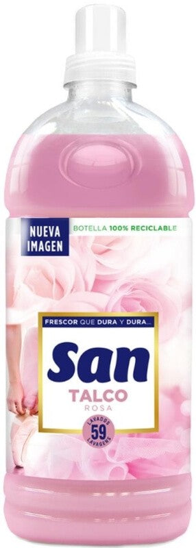 San Suavizante Talco Rosa 59D 1,298L