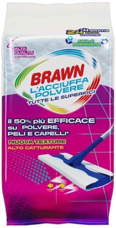 Brawn Lácciuffa Polvere Tutte le Superfici Rec Mopa Atrapapolvo 24+4U