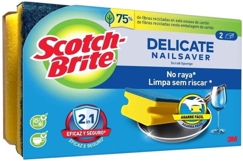 Scoth Brite Sponge Esponja No Raya 2U