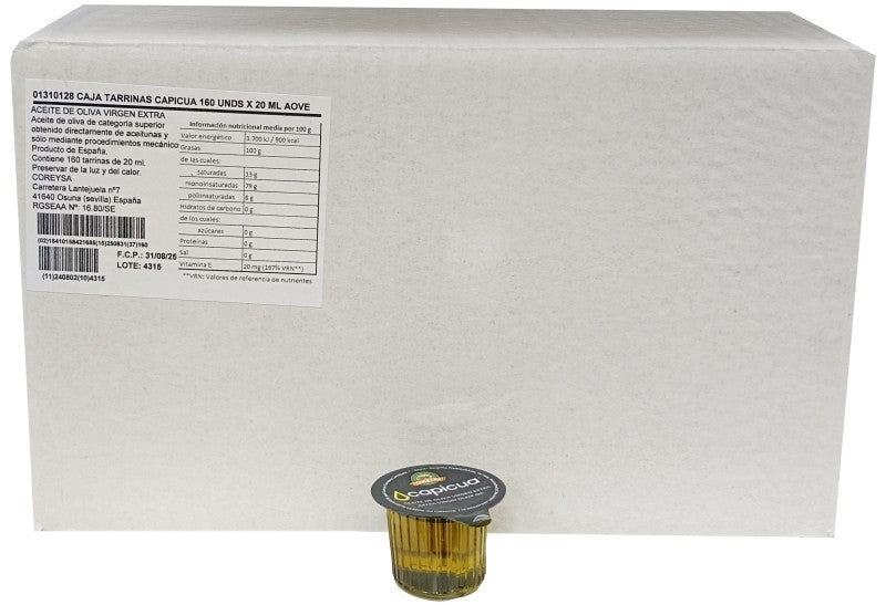Capicua Aceite Oliva Virgem 160U x 20Ml