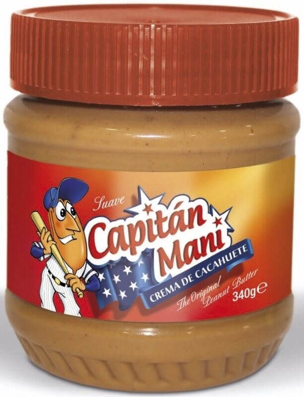 Capitán Mani Crema de Cacahuete Suave 340G