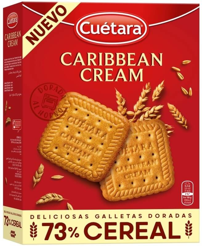 Cuétara Caribbean Cream 73% Cereal 680G
