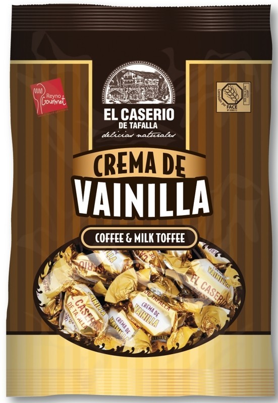 El Caserío de Tafalla Caramelos Toffee de Crema de Vainilla 130G