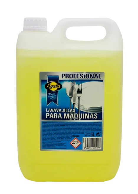 Ayala Lavavajillas Para Máquinas Profesional 5L - Máxima Potencia para una Vajilla Reluciente