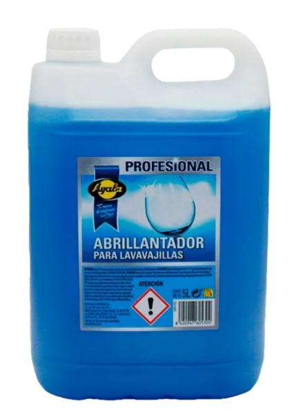 Ayala Abrillantador Para Lavavajillas Profesional 5L - Cristalería y Vajilla Impecable Sin Esfuerzo