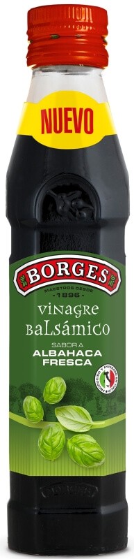 Borges Vinagre Balsámico Albahaca Fresca 250Ml