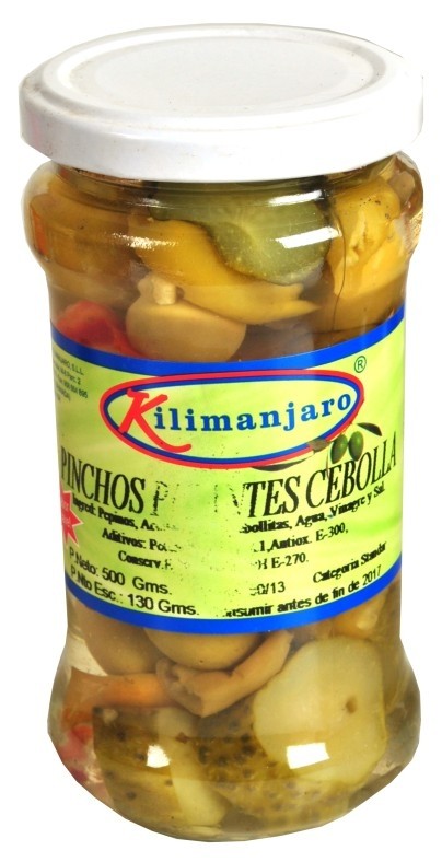 Kilimanjaro Pinchos Banderilla Picante Fco 500G
