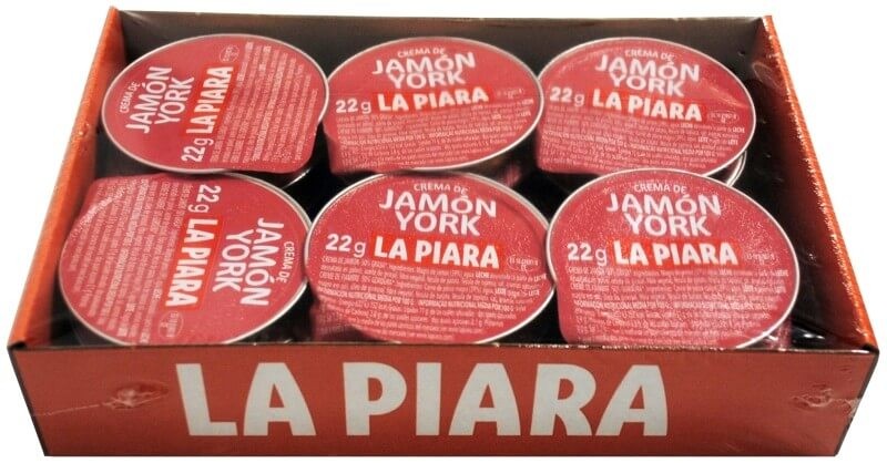 La Piara Pate Porciones 18x22G