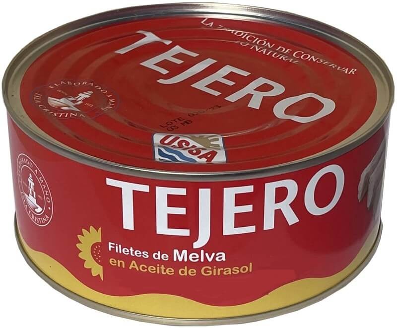 Tejero Filetes de Melva en Aceite de Girasol 950G