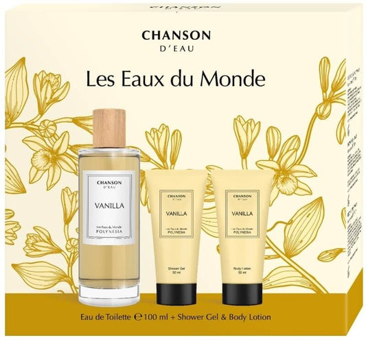 Chanson Estuche Les Eaux du Monde Eau de Toilette 100Ml + Shower Gel + Body Lotion