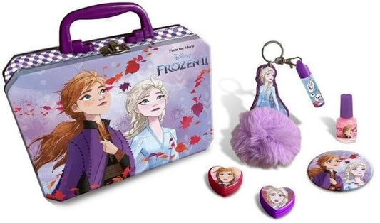 Frozen Maletin Metalico Maquillaje