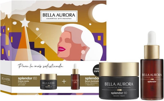 Bella Aurora Estuche Splendor 60 Crema Noche Anti-edad 50 Ml + Serum Iluminador